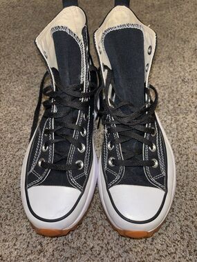 Converse Black and White High-Top Sneakers